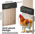 Tephrotrak 3500mAh 656ft Anti-Pinch 5 Automatic Chicken Coop Door, Solar Powered with Battery, Long-Range Remote