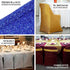 1 Set Efavormart Champagne Spandex Stretch Folding Chair Covers for Party Dining Chairs W/Metallic Glittering Back