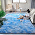 DweIke Fluffy Blue Shag Rugs for Bedroom Living Room, 5x8 Large Soft