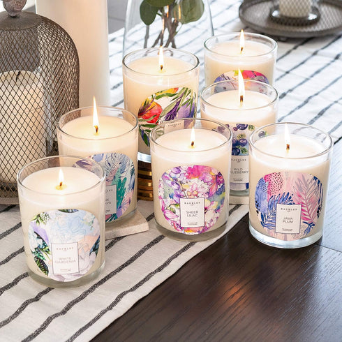 Baubles Star Jasmine Scented Premium Candle with Surprise Ring Inside | 18 oz Large Candle | Made in USA | Paraffin Free