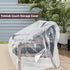 Yotelab Plastic Couch Cover for Moving, Sofa Bag Protector, Furniture Cover for Storage, 92Wx42Dx62/41H Inches