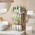 3 Countertop Akinbas Tier Bathroom Organizer Makeup Perfume Tray Skincare Organizer Comes with Hair Dryer Rack