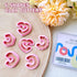 Keoker Clay Cutters for Polymer Clay Jewelry, 5 Shapes Potted Plant Cutters for Earrings Making