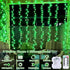 2 Pack 33ft 100 8 QITONG String Lights Battery Operated, Each LED Green Christmas Lights Outdoor Waterproof, Modes