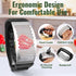 Pomyter Garlic Press Rocker, Stainless Steel Garlic Mincer and Garlic Crusher, Easy-Squeeze Garlic Tool with Peeler