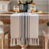 Boho Table Runner for Modern Farmhouse Decor, Dining Table dcor 13 x