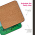 Pimpernel Dans le Jardin Coasters - Set of 6, Cork Backing, Chicken Design for Table Protection