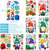 Naler Back to School Decorations Window Clings, 9 Sheets Glueless Window Clings for Classroom Static Double-Sided Window Clings Stickers for Welcome Back to School Glass Decorations