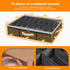 Under the Bed Shoe Storage Organizer - Extra Large Underbed Container, 2 Pack Fits 32 Pairs, Black