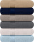 KAHAF COLLECTION 6-Pack Bath Towels - Lightweight - Extra Absorbent - 100% Cotton -