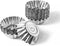 Muffin Cups for Kitchen Baking 2.36 Inch - 30 Pcs Metal Egg Tart Molds, Reusable Mini Tart Tins and Cupcake