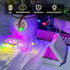 16FT 50 Aogist Fairy Lights with Spool,Ultra-Bright LEDs Battery Operated Copper Wire String Light for Bedroom