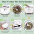 Electric-Herb-Grinder-Large-3.4oz-USB 3.5'' Rechargeable, Powerful Grinder for Dry and Fresh Herbs and Spices, Portable