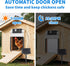 4 Anti-Pinch IPX5 Automatic Chicken Coop Door Solar Powered, LCD Display Automatic Chicken Door with Timer & Light