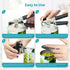 Ultrean Manual Can Opener, Heavy Duty Stainless Steel with Soft Touch Handle, Rust Proof (Black)