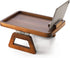 Drink(13.8" 9.5" 1") Tinamo Acacia Wood Sofa Armrest Tray with Phone Holder - Large Sofa Arm Tray Table Clip - Couch