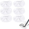 Sgizoku Large Microfiber Bonnet Steam Mop Pads Compatible with Dupray Steam Cleaners