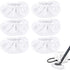 Sgizoku Large Microfiber Bonnet Steam Mop Pads Compatible with Dupray Steam Cleaners