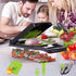 Vegetable Chopper, 17 in 1 Kitchen Gadgets Accessories, Food Salad Cutter, Mandolin, Veggie Chopper with Container
