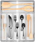 Spectrum Diversified Hexa Expandable Divided Drawer Organizer Tray for Kitchen Cutlery, 13 x 16, Clear