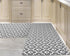 Grey Kitchen Mat Cushioned Anti-Fatigue: Waterproof Non-Skid Heavy Duty Comfort Standing Mat for Kitchen Home Office