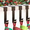 4 Pack Adjustable Christmas Stocking Holders for Mantle | Non-Skid Lightweight Hooks for Fireplace Home Decor