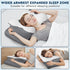 CushZone Cervical Neck Pillow, Memory Foam Neck Support Pillows for Sleeping, Shoulder Pillow for Side Sleepers, Back