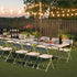 2 Pack, 350lb White Folding Chairs Plastic Folding Chairs Outdoor Indoor, Capacity, Portable Event Chair, Lightweight