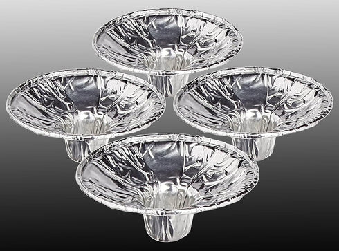 Ohr Candles Extra Heavy Disposable Aluminium Foil Candle Holder, 50 Pieces, Drip Cup Bobeches - 1 Pack