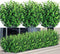 8 Bundles Artificial Greenery Stems Ouddy Decor, UV Resistant Faux Plastic Boxwood for Home Decor