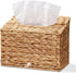 Water Hyacinth Hand Towels Box Cover for Kleenex Disposable Paper Hand Towels,