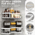 3-Pack Countertop Set, MAXIFFE Shower Caddy Organizer, Corner Shower Caddy Organizer Shelves Storage Rack Accessories