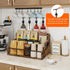 3 Countertop Homode Liquor Bottle Display Shelf, Step Coffee Syrup Rack Organizer, Liquor Wine Rack, Mini bar, Liquor