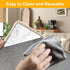 12 PCS Rug Tape - Double Sided Adhesive Gripper for Hardwood Floors, Reusable Anti-Slip Rug Grips