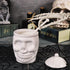 BELL BOOK AND CANDLE Sugar Skull Sugar Bowl - 12 Oz - Goth Valentines Day Decor, Spooky Gifts, Witchy Gifts