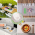 Small Translucent Silicone Mats, 7.9”x9.45” Clear Non-Slip Countertop Protector Liner, 2/Pack