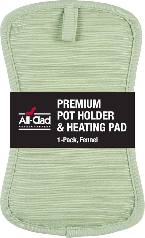 All-Clad Premium Pot Holder & Hot Pad - Heat Resistant to 500 Degrees, 100% Cotton, 10"x6.25"
