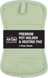 All-Clad Premium Pot Holder & Hot Pad - Heat Resistant to 500 Degrees, 100% Cotton, 10"x6.25"