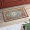 Collive Boho Kitchen Mats, Cushioned Anti Fatigue Non-Slip Kitchen Floor Mats, 17”x30” Red Waterproof Rug