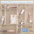 STORi SimpleSort 2-Piece Stackable Clear Drawer Organizer Set, 15" x 6" x 2" Rectangle Trays for Makeup and Office