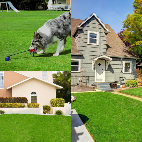 3' 5' 0.8 Inch AYOHA Artificial Turf Grass x with Drainage, Realistic Fake Grass Rug Indoor Outdoor Lawn Landscape