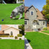 3' 5' 0.8 Inch AYOHA Artificial Turf Grass x with Drainage, Realistic Fake Grass Rug Indoor Outdoor Lawn Landscape