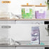 3+1 Pack Laundry Pods Container & Dryer Sheet Holder, Acrylic Square Laundry Room Organization and Storage Jars
