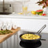 Starfrit The Rock 16cm Non-Stick Egg Fry Pan - 6.5" Durable Forged Aluminum, PFOA Free, Black