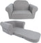 Hrebr Chairs for Toddler, 2-in-1 Toddler Soft Teddy Baby Couch Fold Out, Convertible