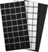 Ritz Premium 100% Cotton Terry Check Kitchen Dish Towels - 3-Pack, Highly Absorbent, 25"x15", Black
