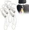 Gear Hook Clear 5-Pack, Lightweight S Hook for Backpacks and Closet Storage, Indoor or Outdoor Use