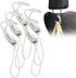 Gear Hook Clear 5-Pack, Lightweight S Hook for Backpacks and Closet Storage, Indoor or Outdoor Use