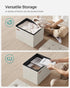 12.2 16.1 Inches 286 lb, ULSF200W01 SONGMICS Storage Ottoman, Foldable Small Ottoman Foot Rest, x Foot Stool, OAD up
