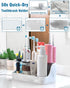 6 Countertop Electric Toothbrush Holder with Instant-Dry & Slots | Upgrade Heavy-Duty Large Organizer with Cable Holes
